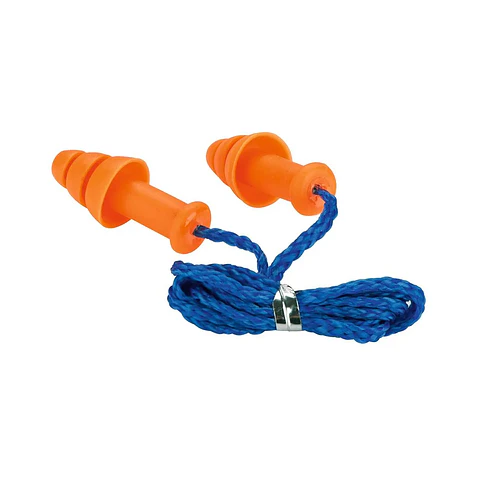 Tapon Auditivo HL Smarfit SMF-30 reusable Naranja c/cordon azul y caja 30 dB