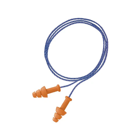 Tapon Auditivo HL Smarfit SMF-30 reusable Naranja c/cordon azul y caja 30 dB