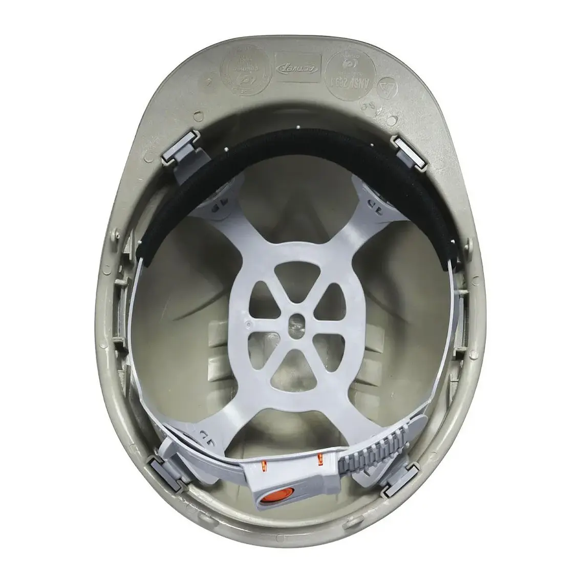 Casco Activex III Gris Arnes Boton 6