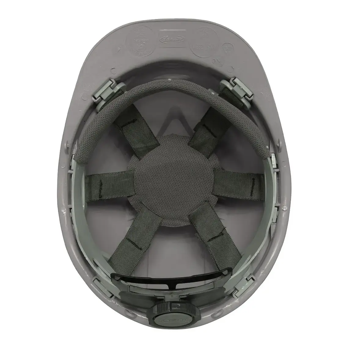 Casco Activex I Gris Arnes cinta 6 Puntas Ratchet 6