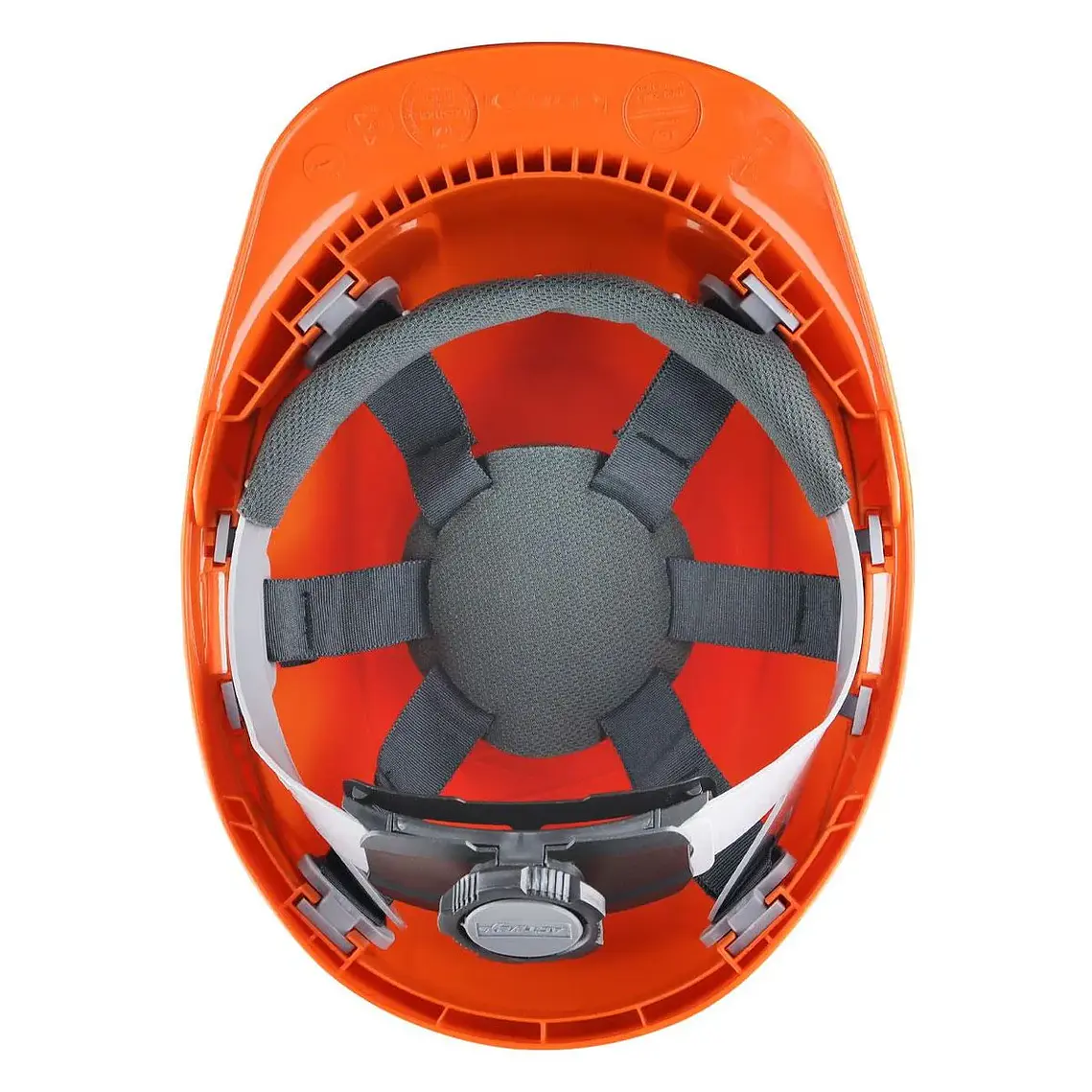 Casco Activex II Naranjo Arnes Cinta 6 Puntas Ratchet 6