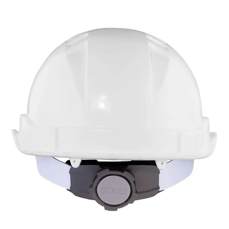 Casco Activex I Blanco Porta Lampara con Ratchet 4
