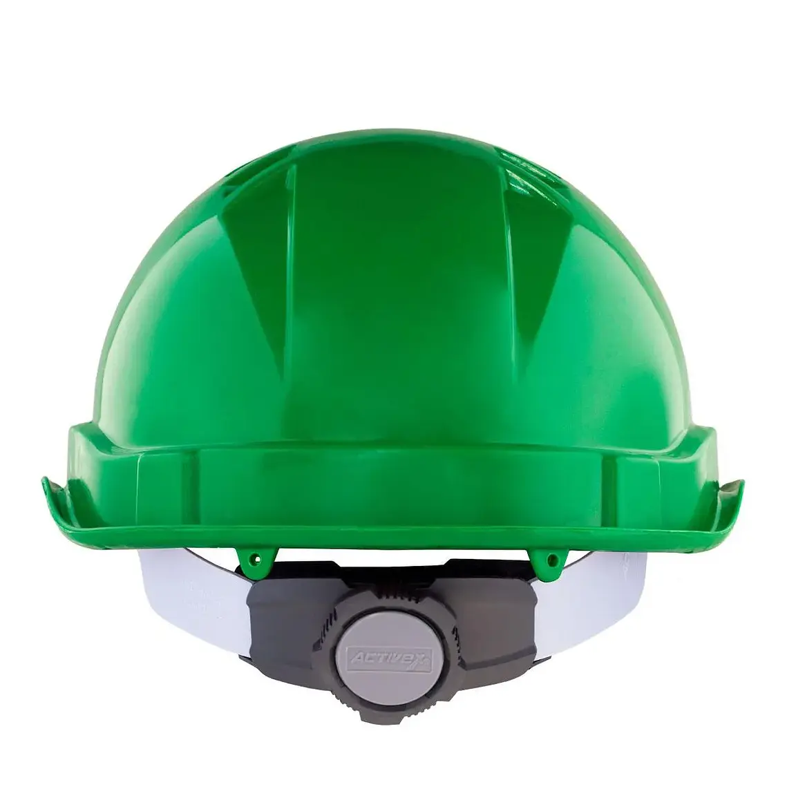 Casco Activex I Verde Porta Lampara con Ratchet 4