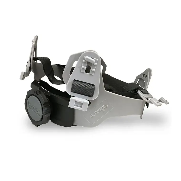 Casco Activex I Naranjo Porta Lampara con Ratchet 7