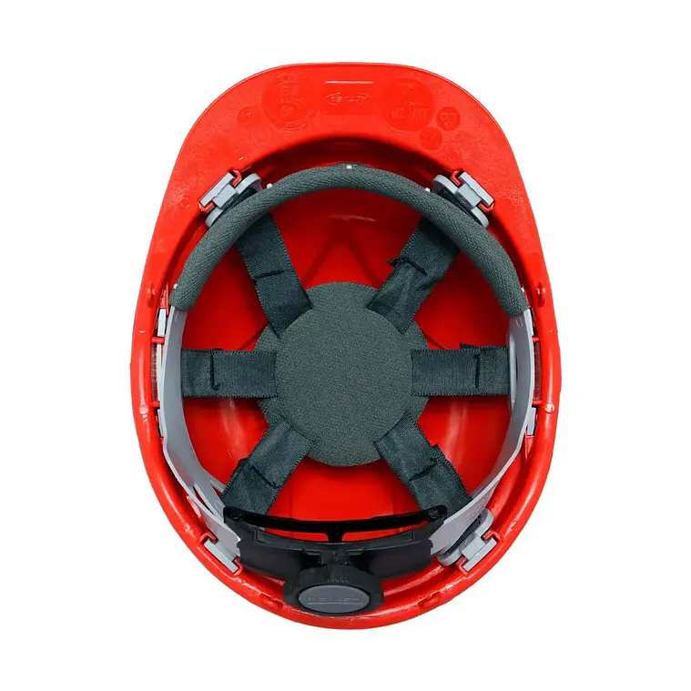 Casco Activex I Rojo Porta Lampara con Ratchet 6
