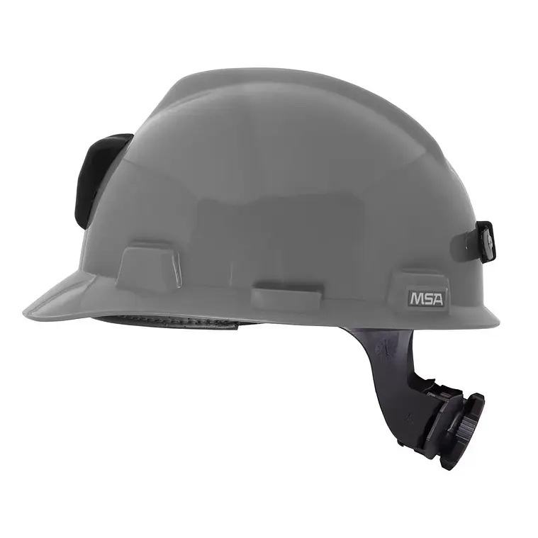 Casco MSA V-Gard Gris Fas-Trac III Con PL/Pc 286665 3