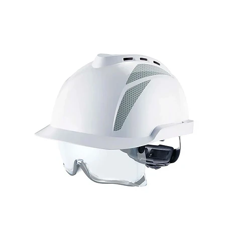 Casco MSA V-Gard 930 Ventilado Blanco (Incluye Gafas)