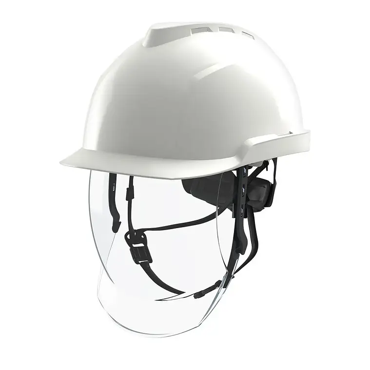 Casco MSA V-Gard 950 Blanco c/ Visor 4Ka GVF1A-C0A0000-000 1