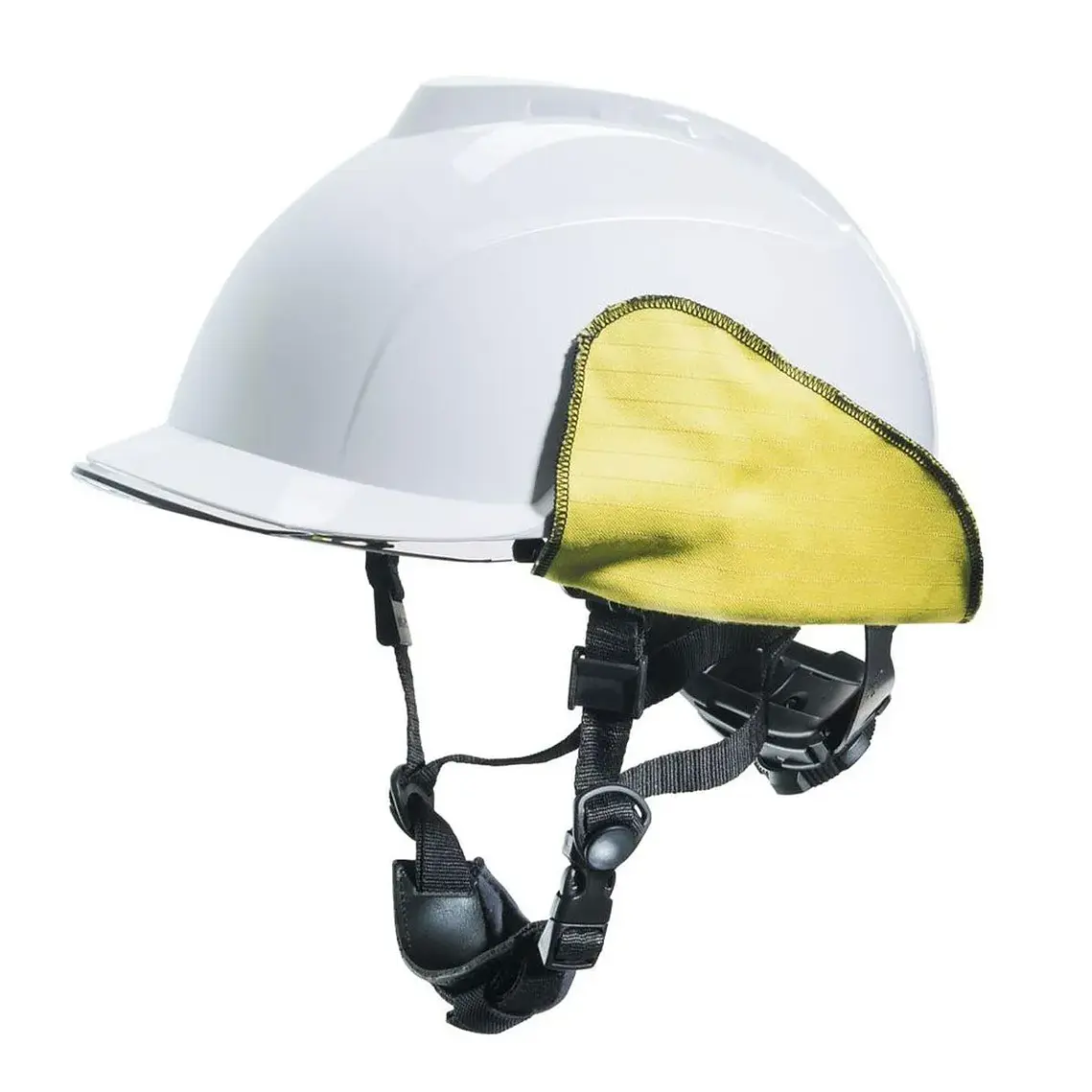 Casco MSA V-Gard 950 Blanco c/ Visor 4Ka y Solapas de orejas GVF1A-C0A000G-000 1
