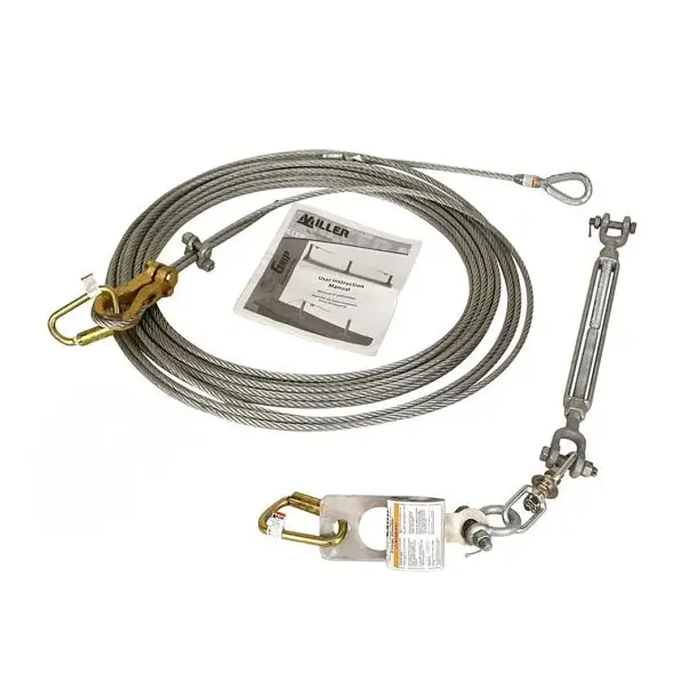 Línea de Vida Horizontal Temporal Honeywell Cable Acero 18 m 1
