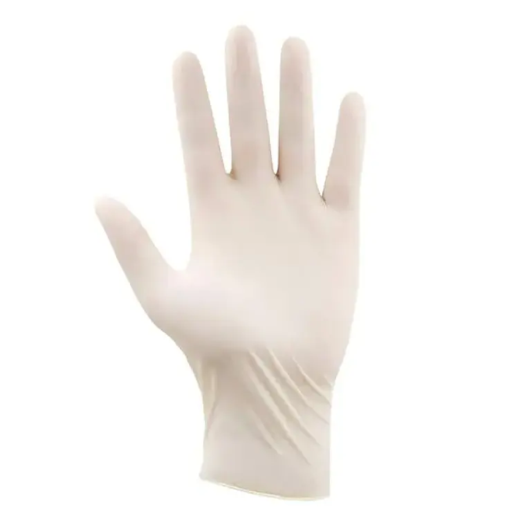 Guante Examinación Desechable Latex Blanco Activex (100 Un.) 1