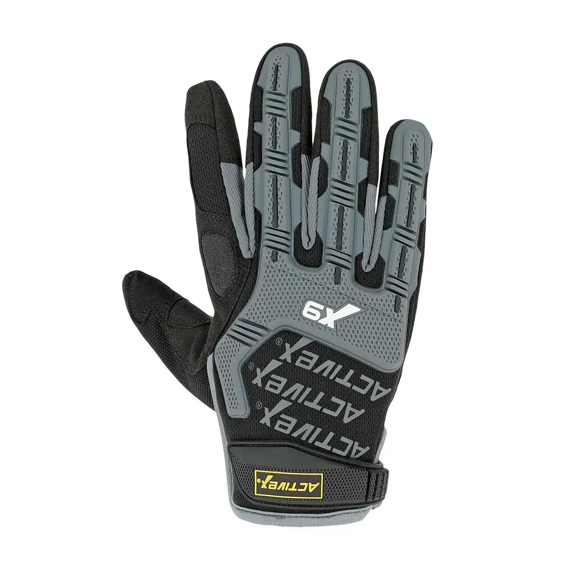 Guante Activex Mecanico X9 Gris-Negro 1