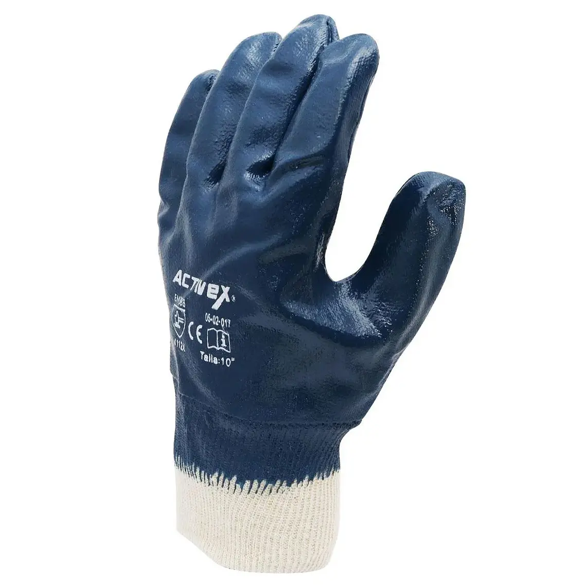 Guante Activex Nitrilo Puño Tejido 1