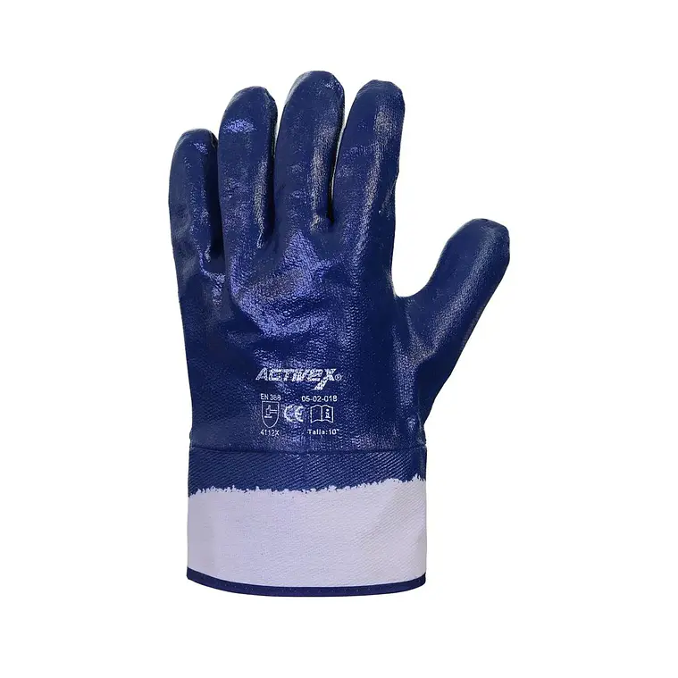 Guante Activex Nitrilo Puño Seguridad 1