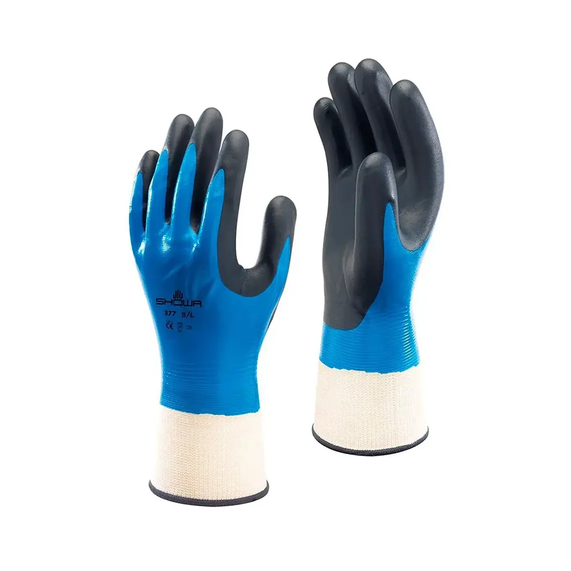 Guante Showa 377 Algodon/Nitrilo Dorso Cubierto 1