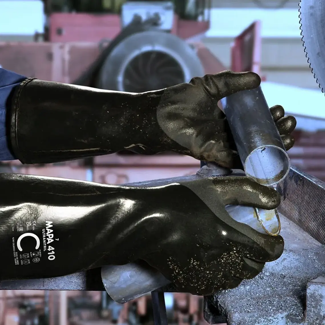 Guante Mapa 410 Quimico Anticorte 4