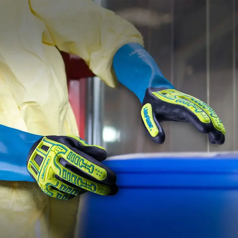 Guante HexArmor 7071 A4 Impacto Químico Nitrilo 5