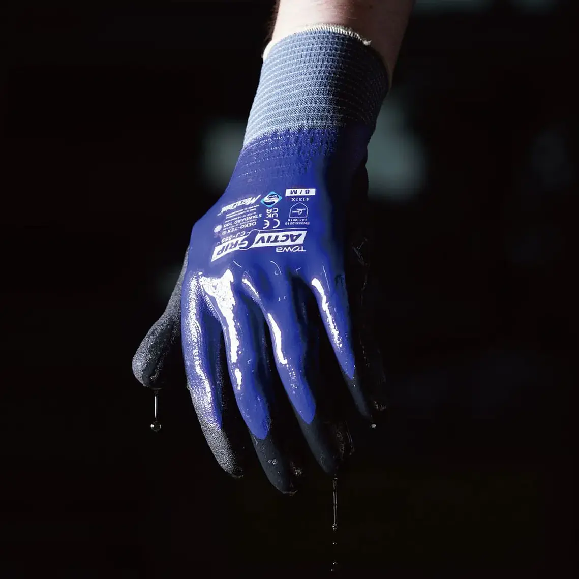 Guante Towa Nylon Nitrilo Dorso Cubierto CJ569 4