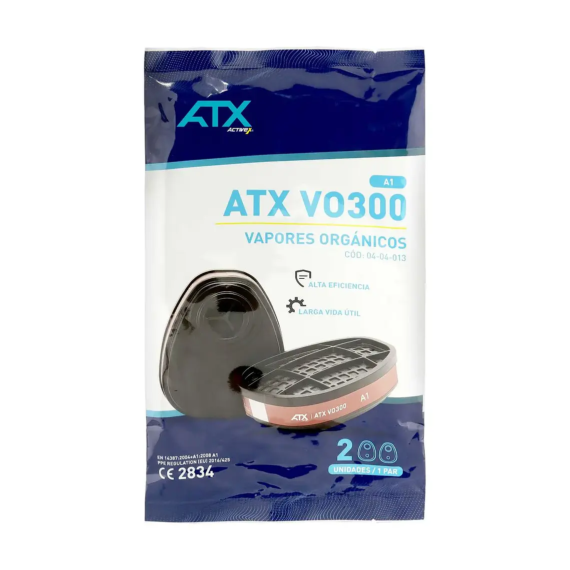 Filtro Activex ATX VO300 Vapores Organicos A1 (Par) 6