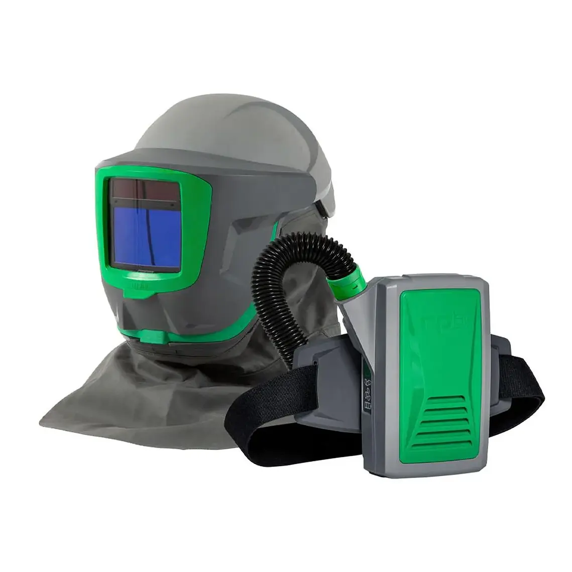 Kit PAPR GVS para soldador capucha ignifuga y visor fotosensible 1