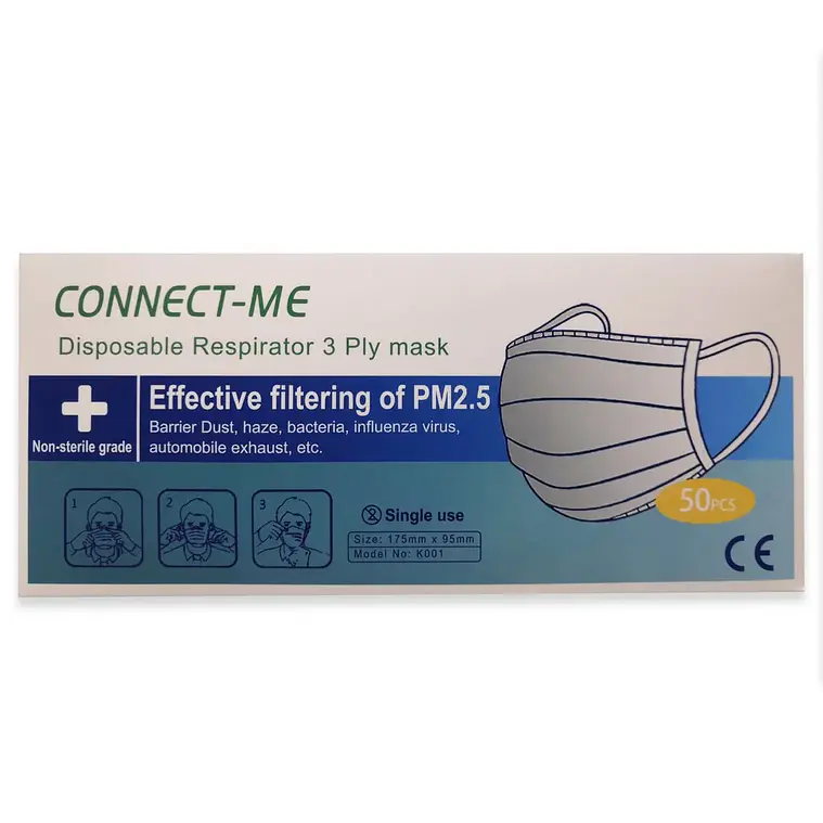 Mascarilla 3 Pliegues 2