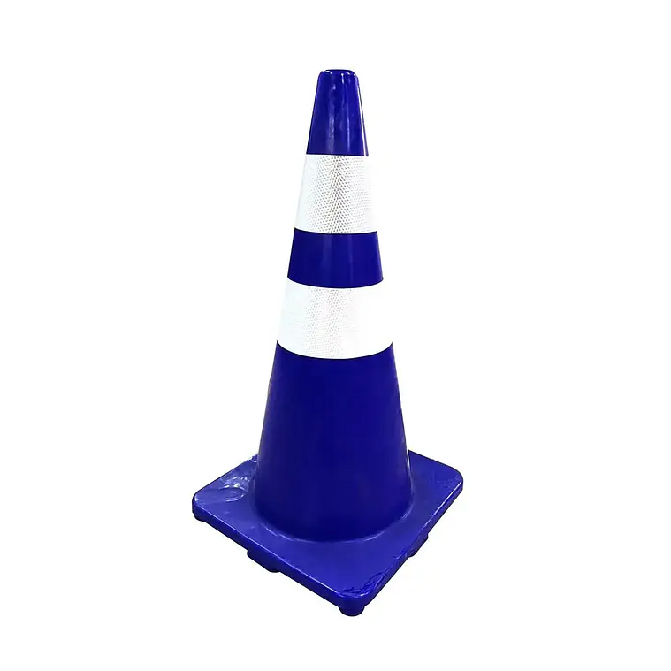 Cono Señalizacion Reflectante 28 Azul 1