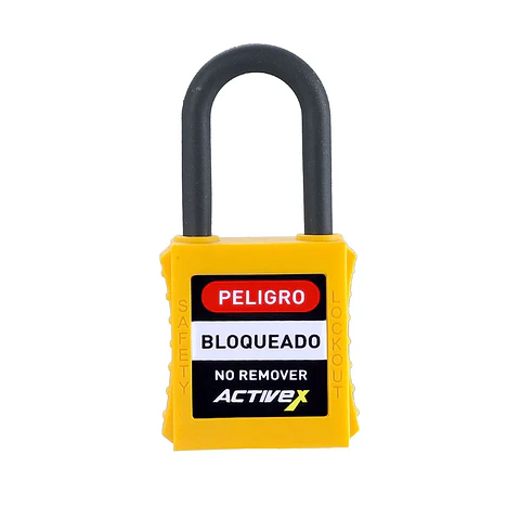 Candado Activex D31 Dieléctrico Amarillo