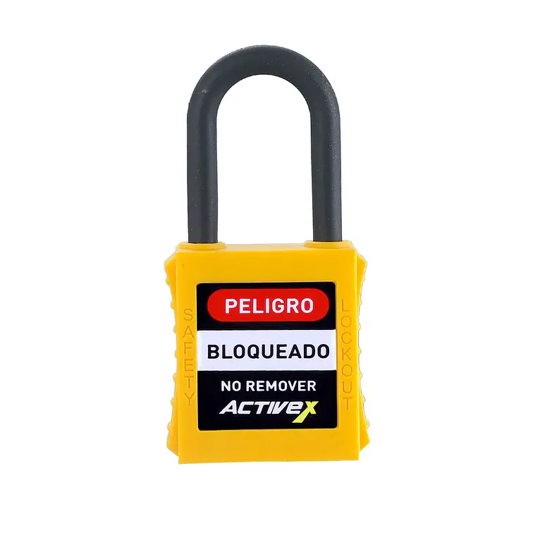 Candado Activex D31 Dieléctrico Amarillo 1