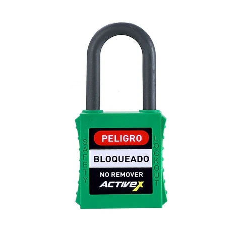Candado Activex D31 Dieléctrico Verde