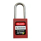Candado Activex A10 Cuerpo Plastico Rojo - Miniatura 1