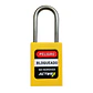 Candado Activex A10 Cuerpo Plastico Amarillo - Miniatura 1