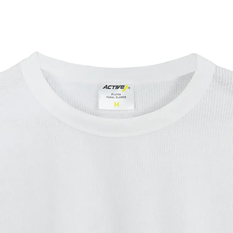 Pijama 100% Algodón Activex Panal Blanco 6