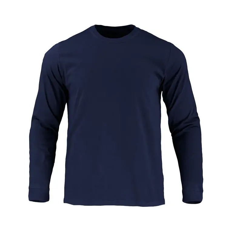 Polera Activex Polo Azul Marino M/Larga UV 1
