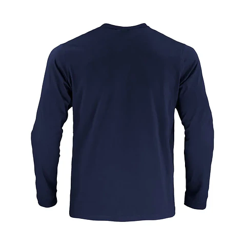 Polera Activex Polo Azul Marino M/Larga UV