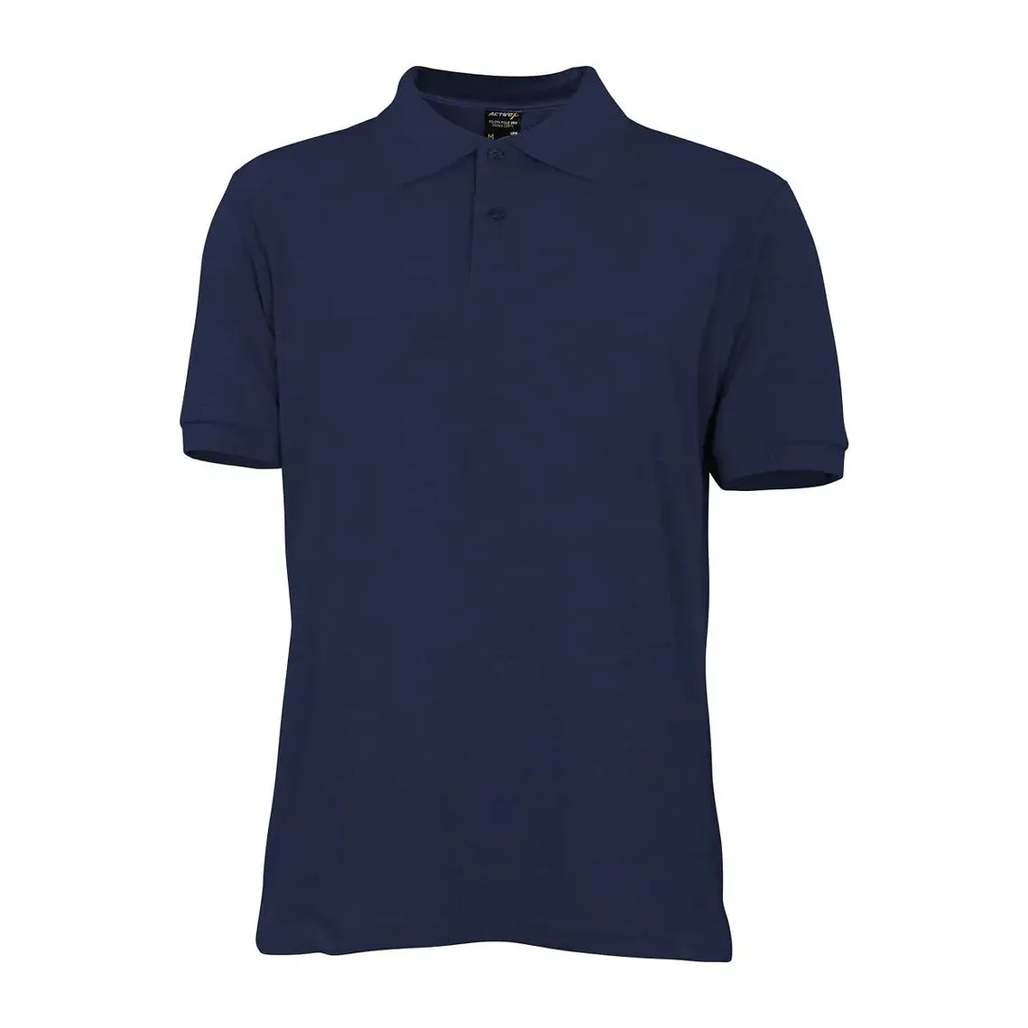 Polera Activex Pique Azul Marino M/Corta UV 1