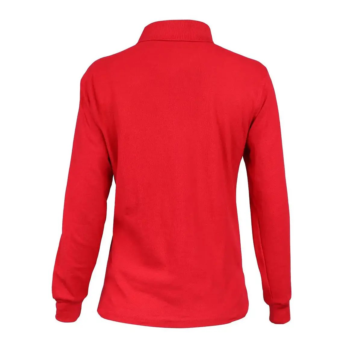 Polera Activex Pique Roja M/Larga Mujer UV 3