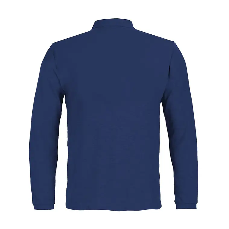 Polera Activex Pique Azul Marino M/Larga UV 2
