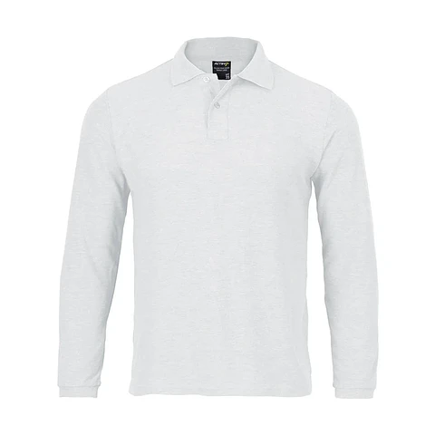 Polera Activex Pique Blanca M/Larga UV