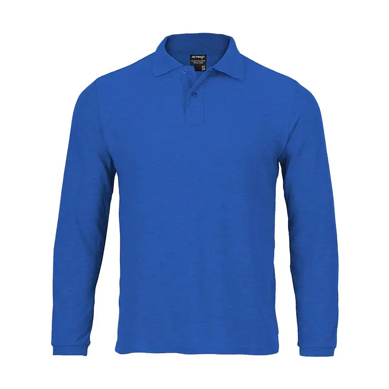 Polera Activex Pique Azulina M/Larga UV 1