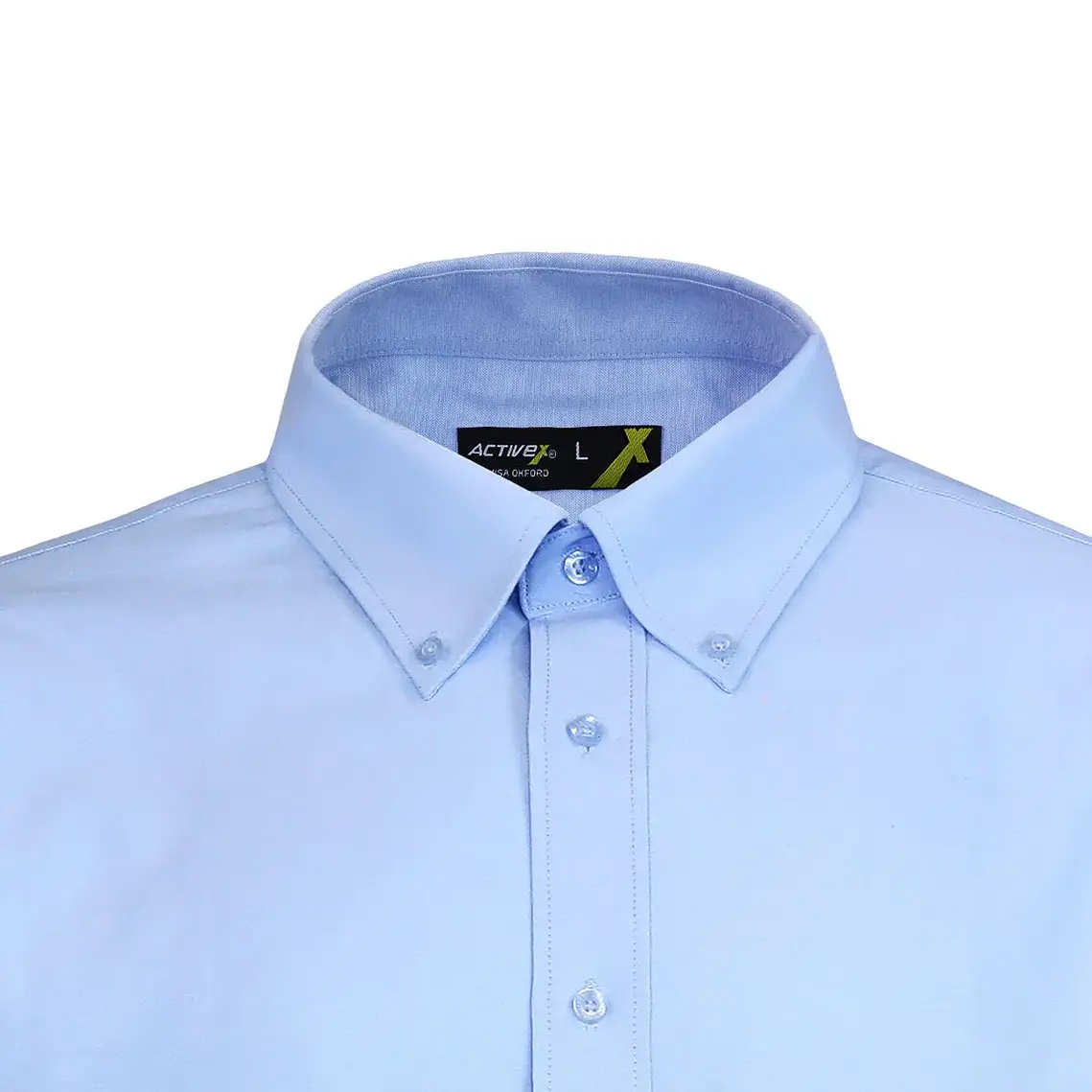 Camisa Activex Oxford M/Larga Celeste UV 4