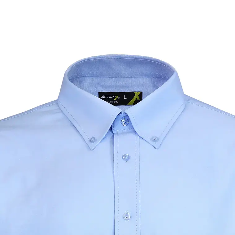 Camisa Activex Oxford M/Larga Celeste UV 4
