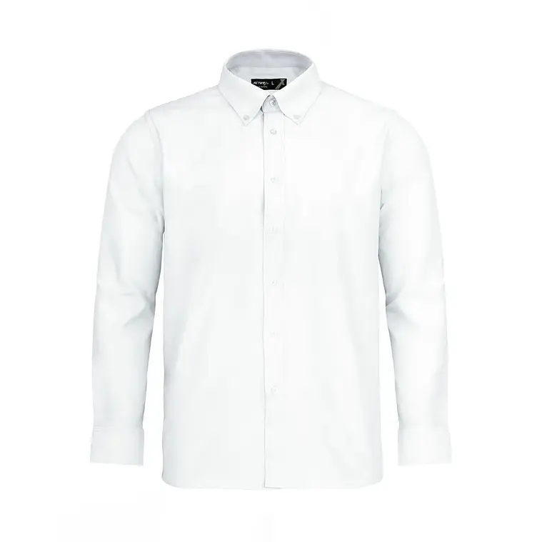 Camisa Activex Oxford M/Larga Blanca UV 1