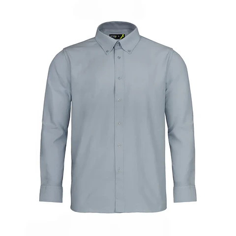 Camisa Activex Oxford M/Larga Gris UV