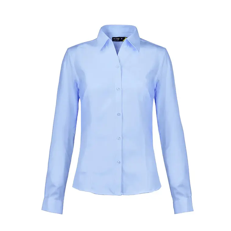 Blusa Activex Oxford M/Larga Celeste UV 1