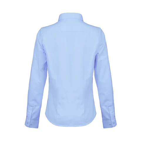 Blusa Activex Oxford M/Larga Celeste UV