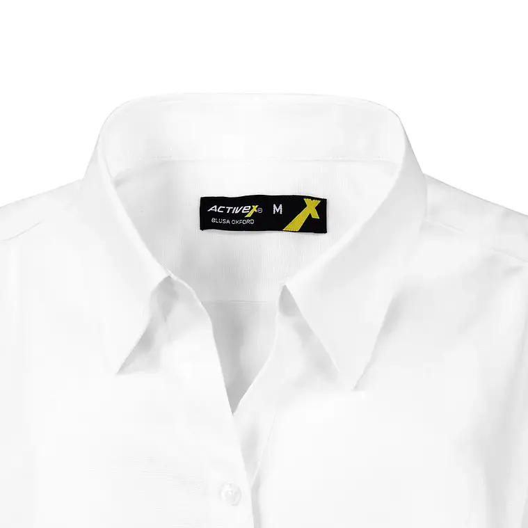 Blusa Activex Oxford M/Larga Blanca UV 4