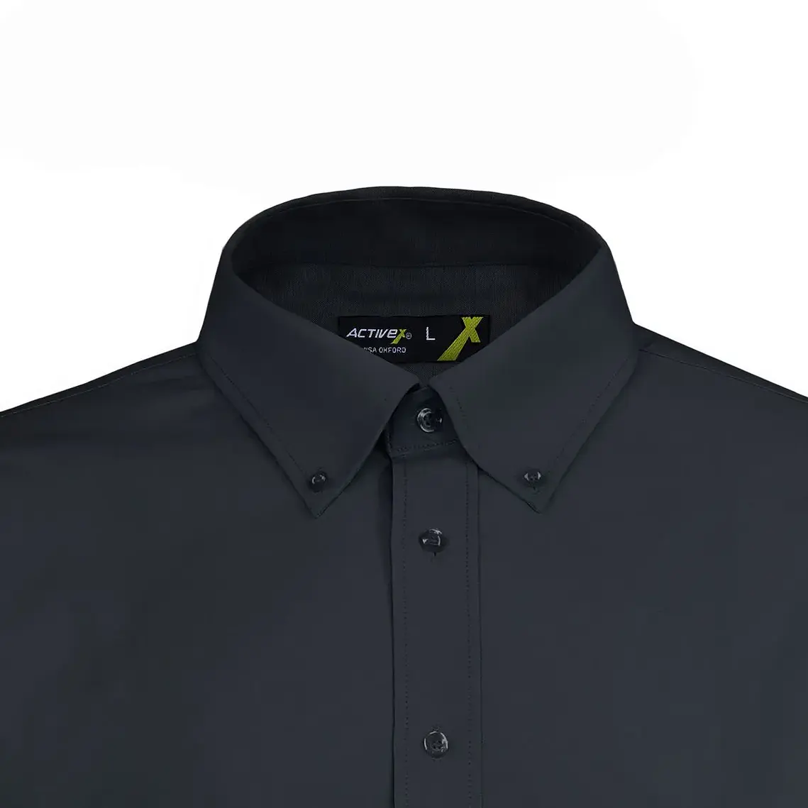 Camisa Activex Trevira M/larga Negra 4
