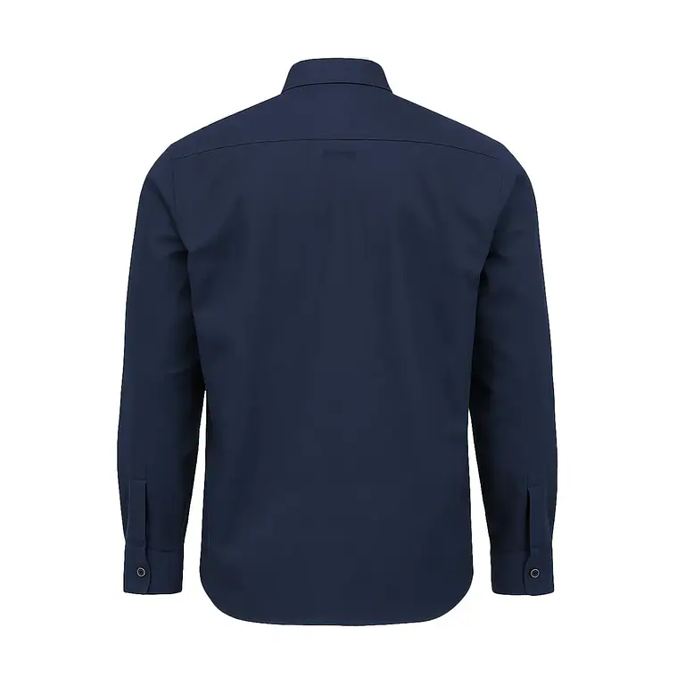 Camisa Activex Gabardina 80/20 UV Azul 2