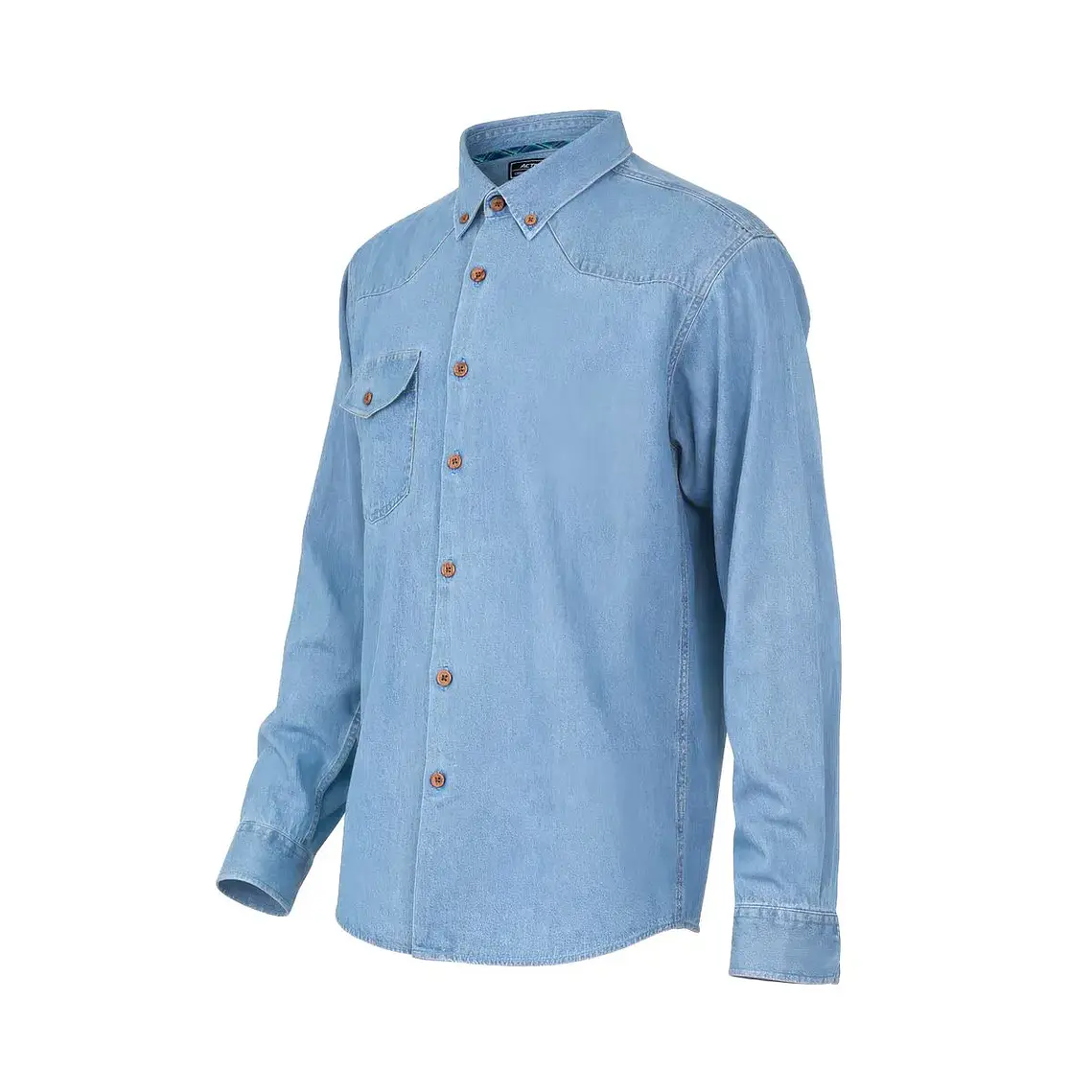 Camisa Mezclilla Activex Algodón Antiestática AS-1000 3