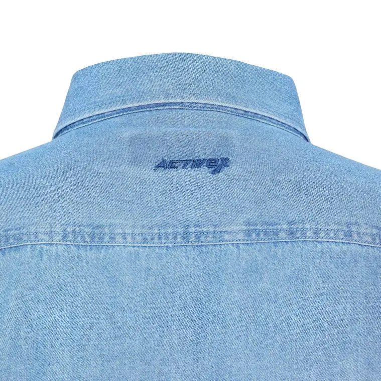 Camisa Mezclilla Activex Algodón Antiestática AS-1000 6